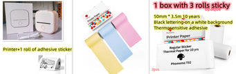 Portable Mini Thermal Label Printer Home Bluetooth-compatible