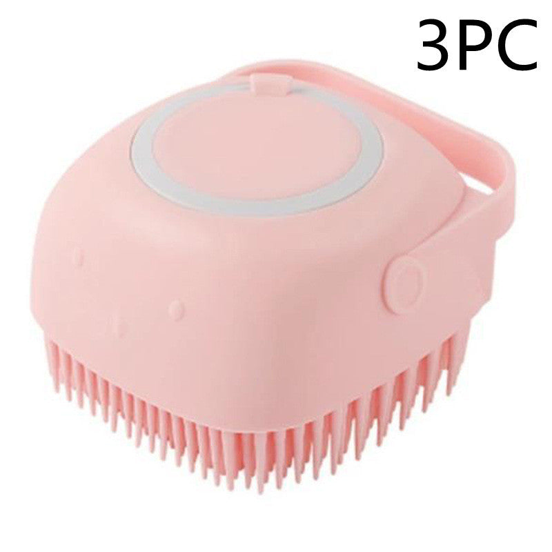 Silicone Massage Brush Cleaning Tool Comb For Pets