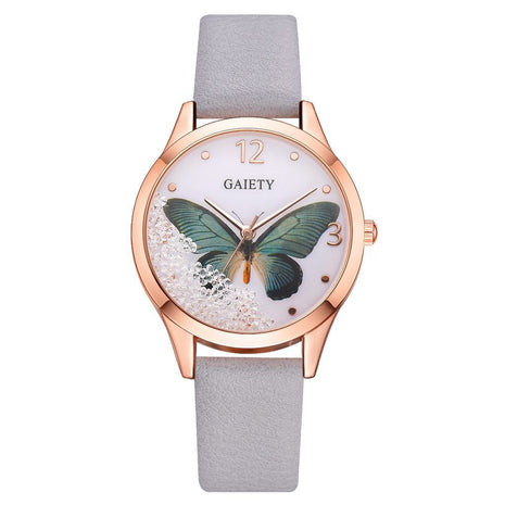 Gaiety Luxury Removable Rhinestone Butterfly Women's Watch