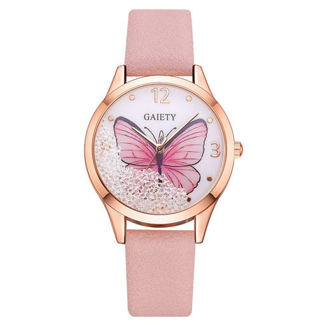 Gaiety Luxury Removable Rhinestone Butterfly Women's Watch