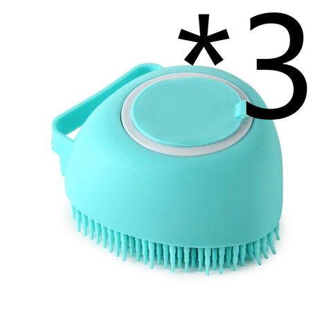 Silicone Massage Brush Cleaning Tool Comb For Pets