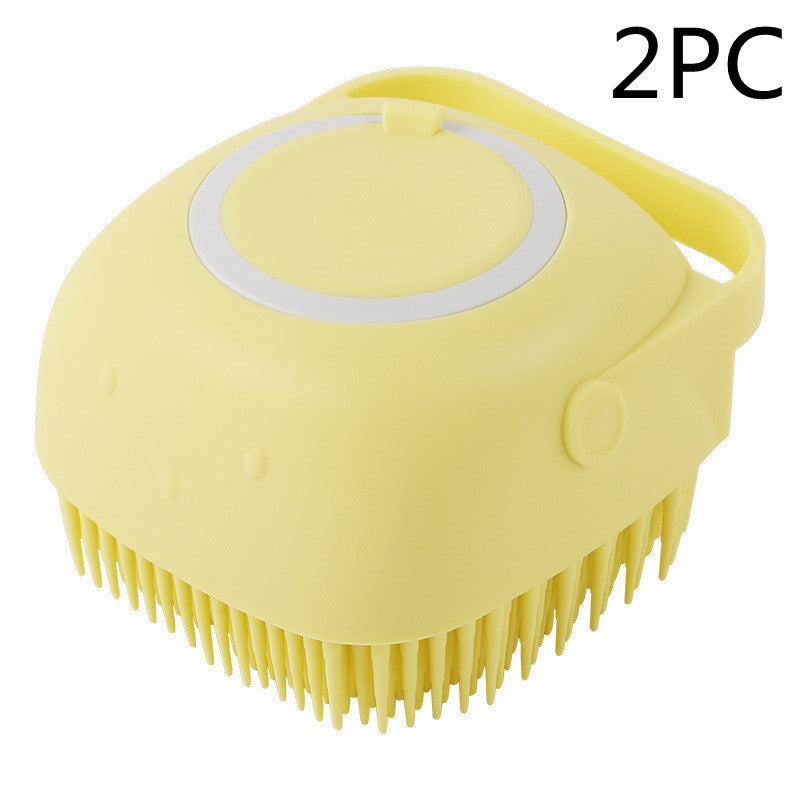Silicone Massage Brush Cleaning Tool Comb For Pets