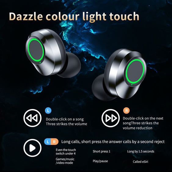 YD03 Wireless Bluetooth-compatible Headset Breathing Light
