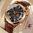 OLEVS Luxury Mens Watches Waterproof Quartz