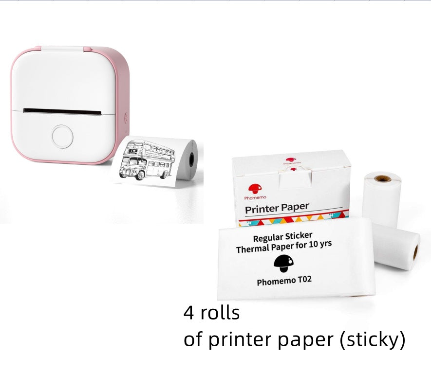 Portable Mini Thermal Label Printer Home Bluetooth-compatible