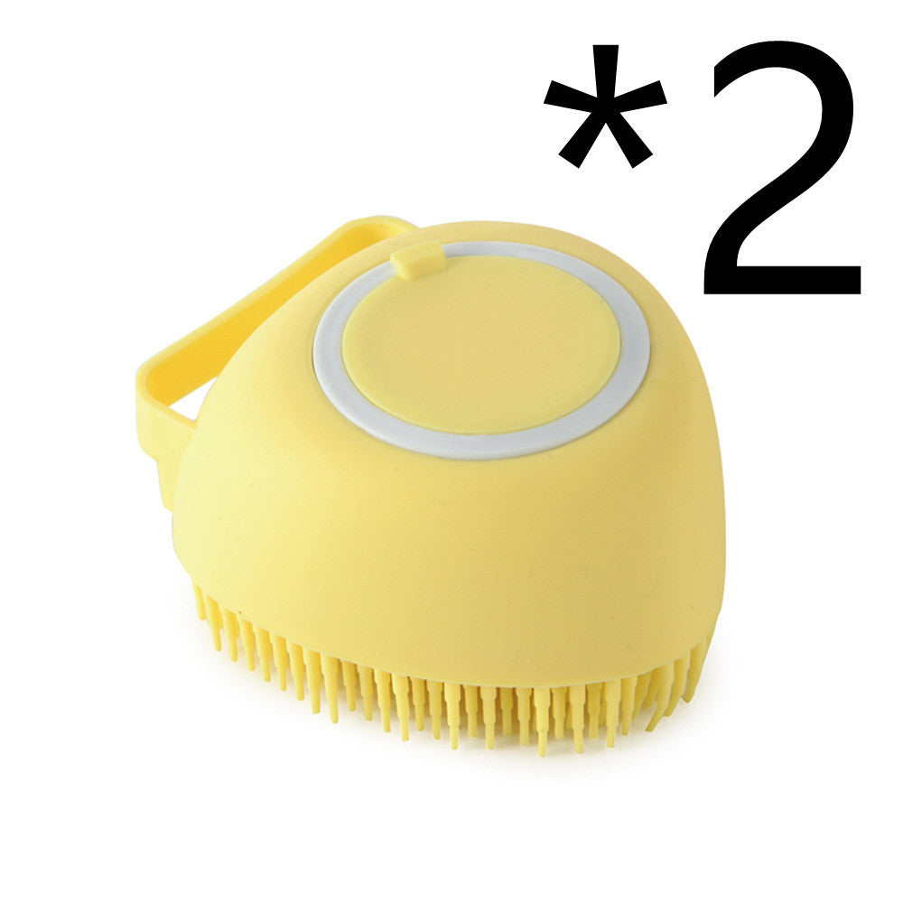 Silicone Massage Brush Cleaning Tool Comb For Pets