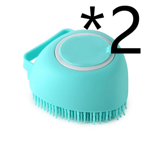 Silicone Massage Brush Cleaning Tool Comb For Pets