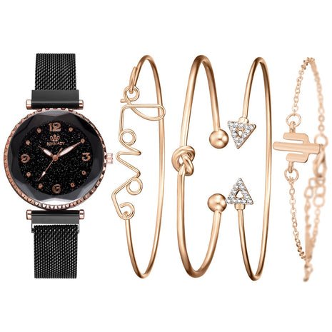 Watches Starry Sky Magnet Buckle Fashion Bracelet Wristwatch