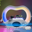 New 6 In 1 Remote Control Bluetooth Ambience LED Table Lamp Multi-function Wireless Charger Night Light Speaker