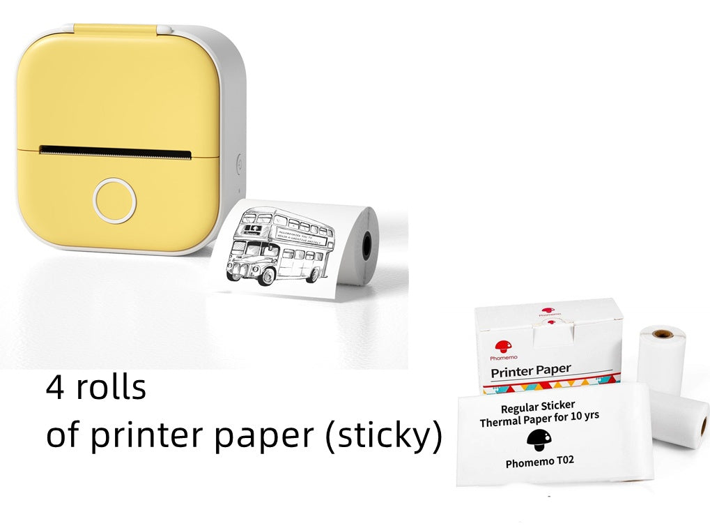 Portable Mini Thermal Label Printer Home Bluetooth-compatible