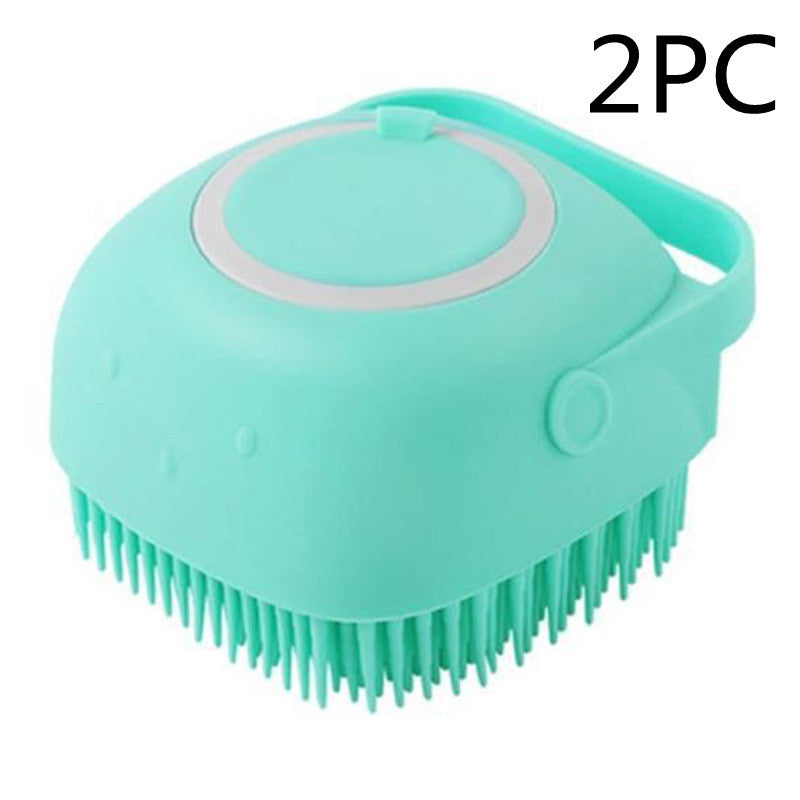Silicone Massage Brush Cleaning Tool Comb For Pets