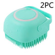 Silicone Massage Brush Cleaning Tool Comb For Pets