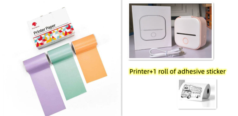 Portable Mini Thermal Label Printer Home Bluetooth-compatible