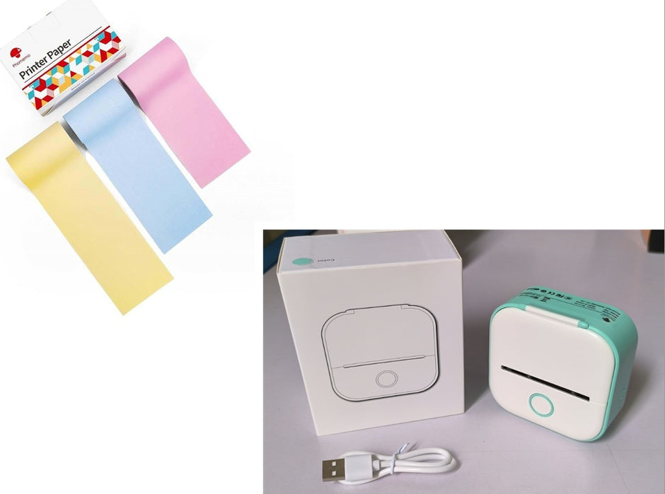 Portable Mini Thermal Label Printer Home Bluetooth-compatible