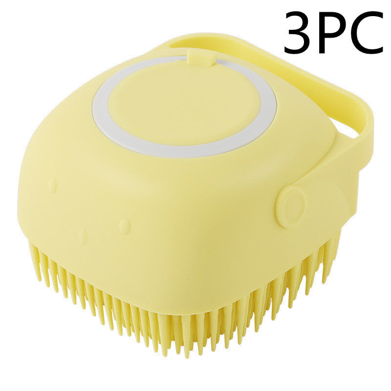 Silicone Massage Brush Cleaning Tool Comb For Pets
