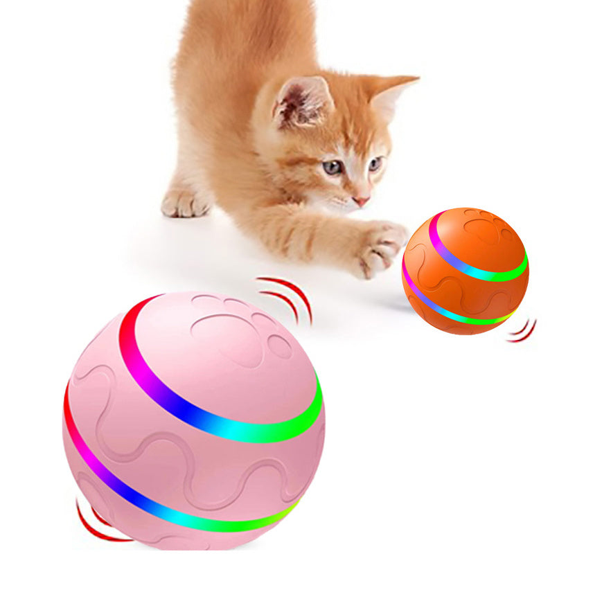 Cat Wicked Ball Toy Intelligent Self Rotating Ball