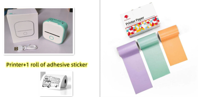 Portable Mini Thermal Label Printer Home Bluetooth-compatible