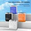 Portable Rotary Dual Ring Electric Shaver Men Travel Mini Shaver Double Floating Magnetic Blade Head Rechargeable Pocket Razors