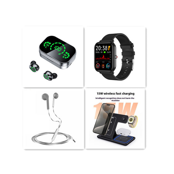 YD03 Wireless Bluetooth-compatible Headset Breathing Light