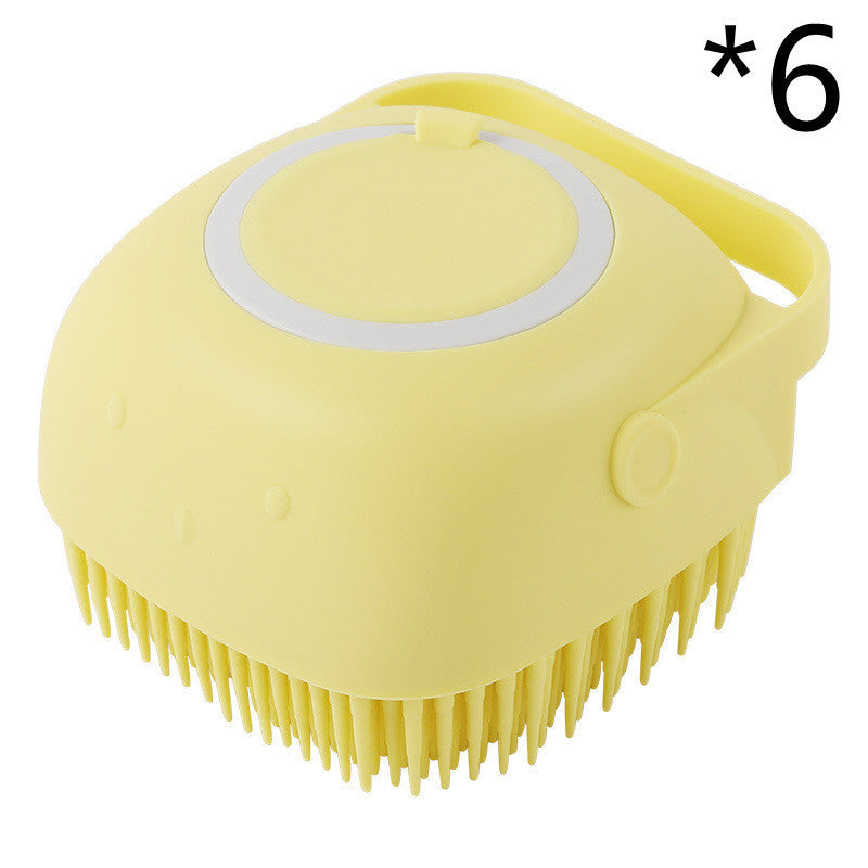 Silicone Massage Brush Cleaning Tool Comb For Pets