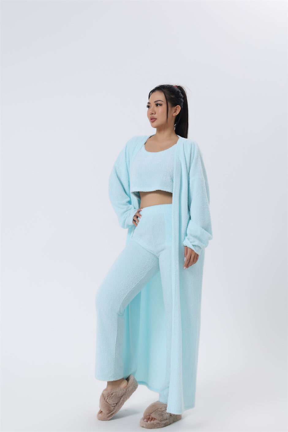 Cozy Pajama Set, Cute Loungewear Matching Pant Sets
