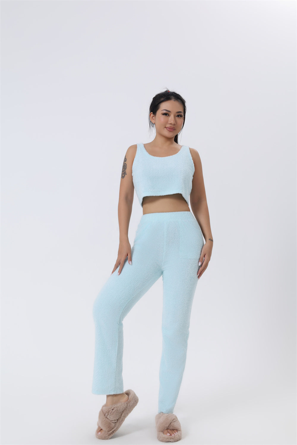 Cozy Pajama Set, Cute Loungewear Matching Pant Sets