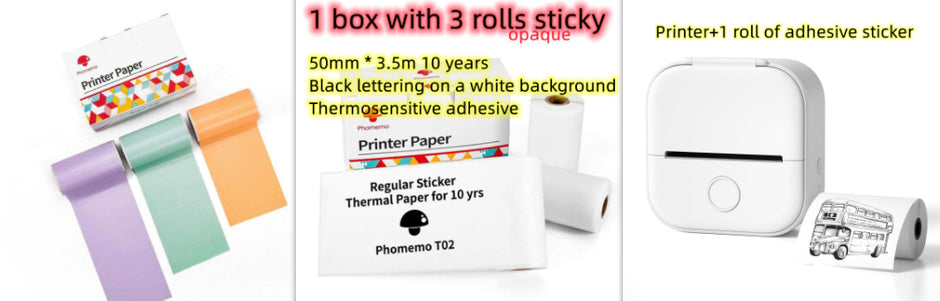 Portable Mini Thermal Label Printer Home Bluetooth-compatible