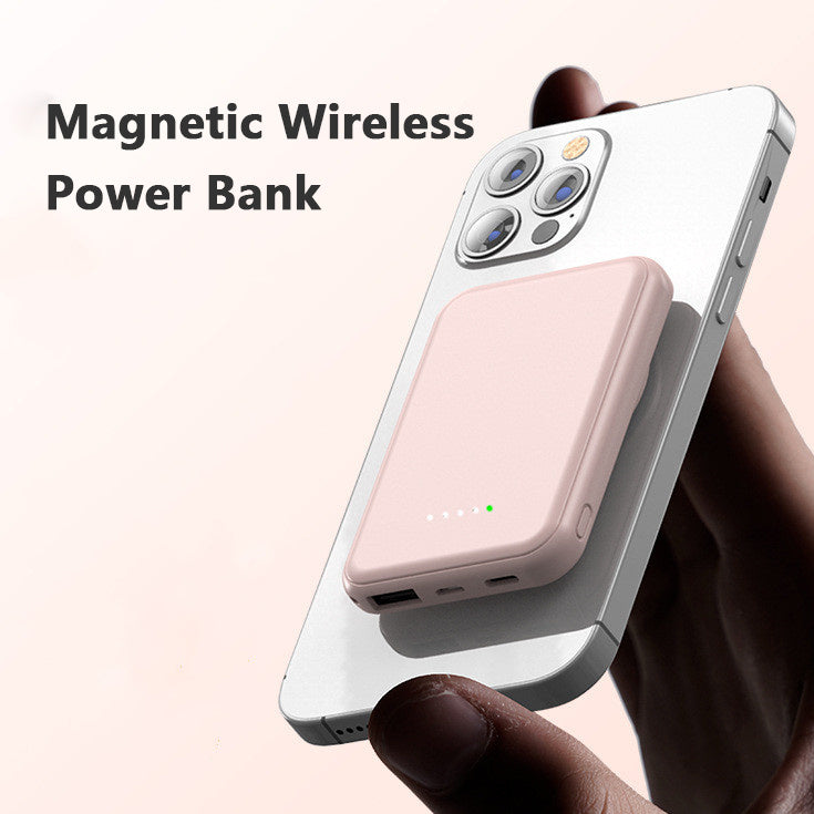 Mini Fast Magnetic Wireless Power Bank 5000 MAh