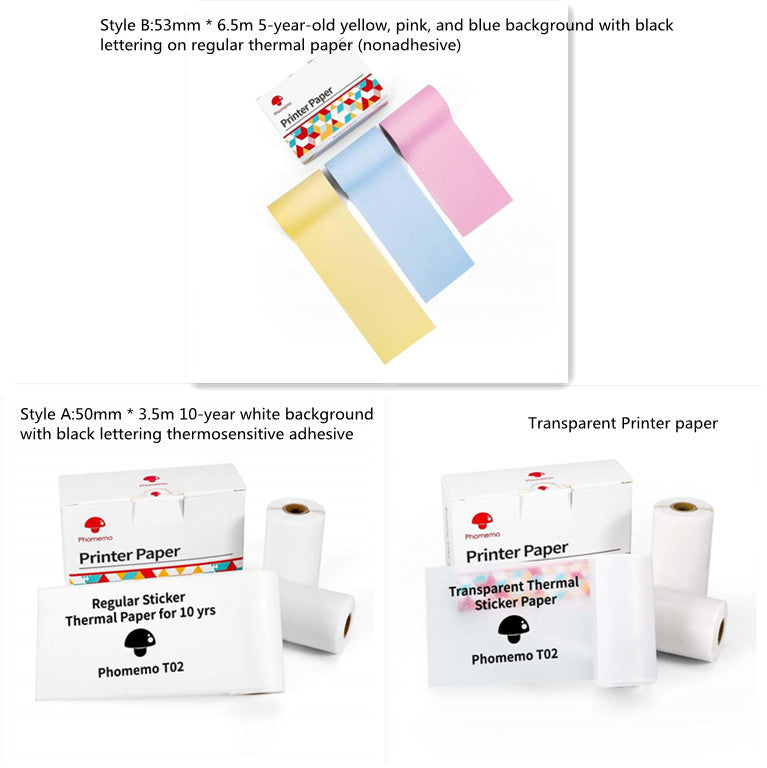 Portable Mini Thermal Label Printer Home Bluetooth-compatible