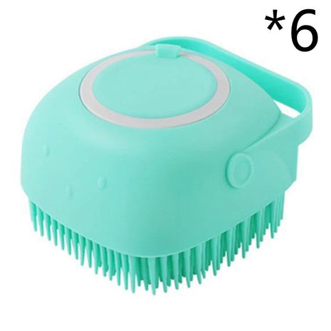 Silicone Massage Brush Cleaning Tool Comb For Pets