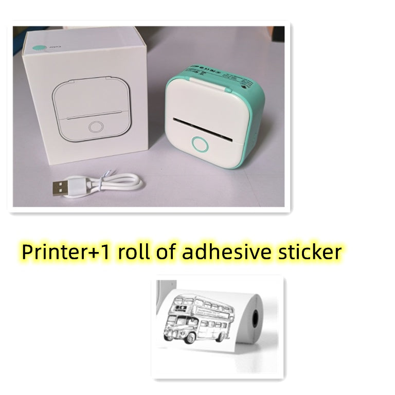 Portable Mini Thermal Label Printer Home Bluetooth-compatible