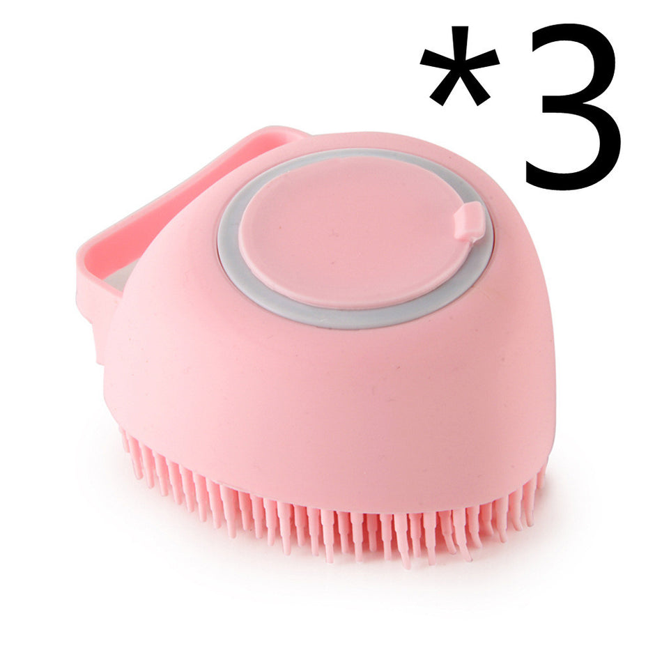 Silicone Massage Brush Cleaning Tool Comb For Pets