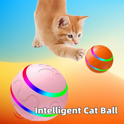 Cat Wicked Ball Toy Intelligent Self Rotating Ball