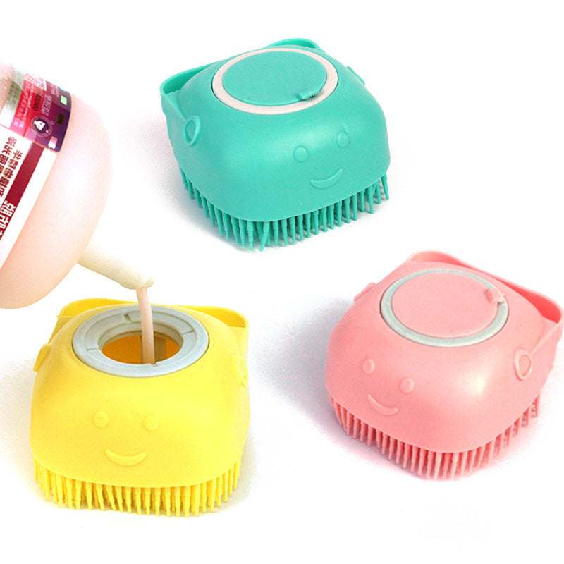 Silicone Massage Brush Cleaning Tool Comb For Pets
