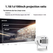 Portable Projector For Home Use 180 Degrees Angle Automatic Focus